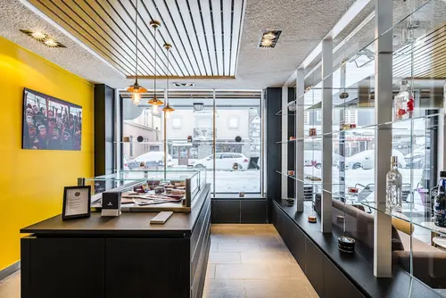 Hôtel Le Morgane, Interior entrance