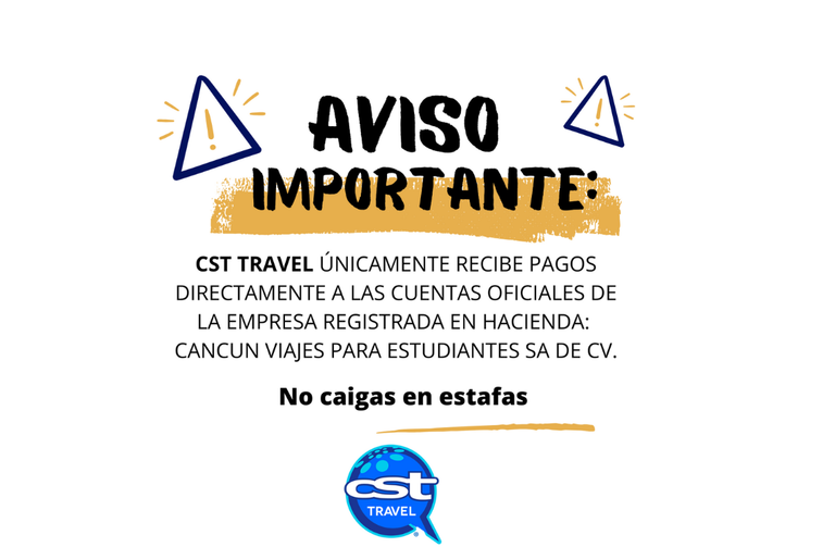 Imagen - Aviso Importante de CST Travel: Evita Fraudes al Realizar tus Pagos